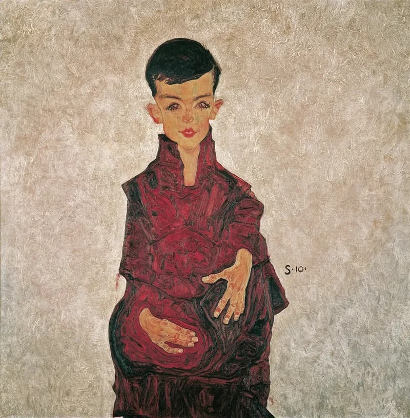 Reinerbub (Bildnis Herbert Reiner), Egon Schiele