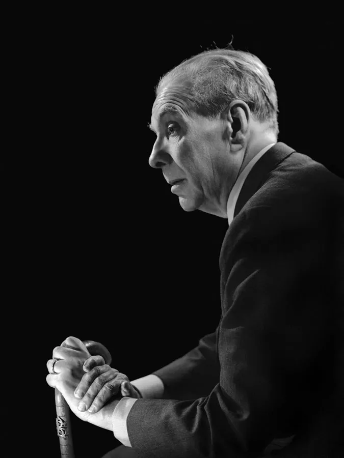 A portrait of Jorge Luis Borges