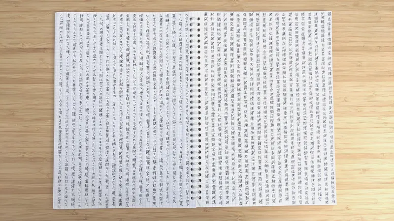 A practice notebook of mine from the late 2010's.