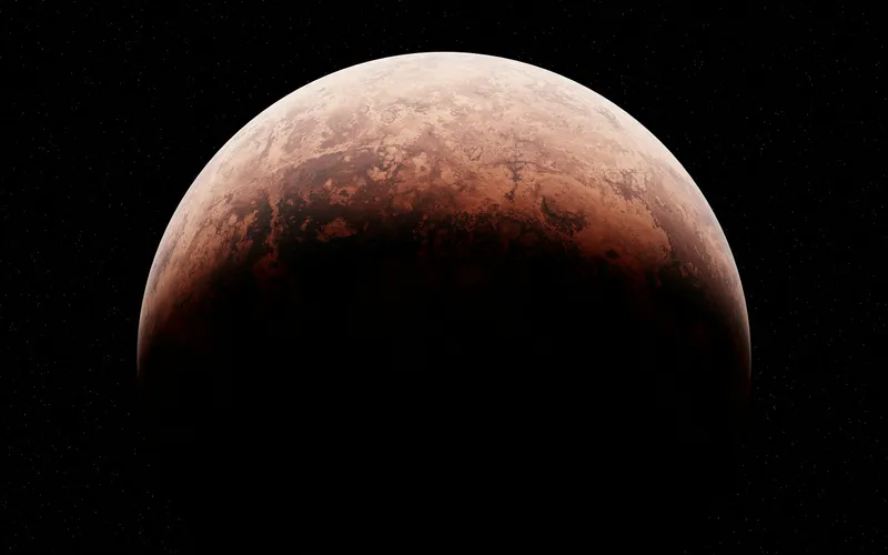 Artistic rendering of an alien planet.